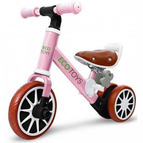 Bicicleta fara pedale Ecotoys LC-V1307 roz