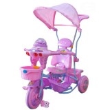 Tricicleta cu copertina Eurobaby 2890ac roz