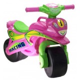 Motocicleta de impins MyKids Racing 01393 roz verde 