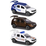 Set Majorette Dacia Duster masina alb albastru, masina maro si masina de politie {WWWWWproduct_manufacturerWWWWW}ZZZZZ]