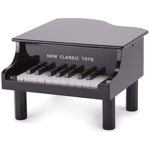 Pian din lemn New Classic Toys Grand Piano negru