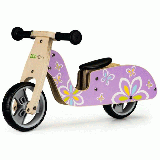 Bicicleta fara pedale Ecotoys LC-V1330 Violet cu fluturasi
